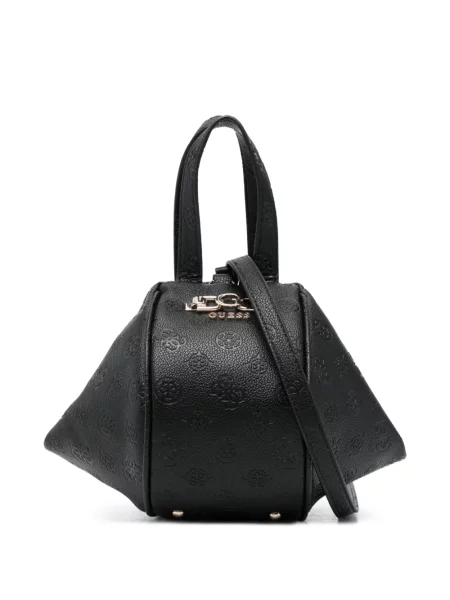 Geantă shopper Guess cu imprimeu geometric negru