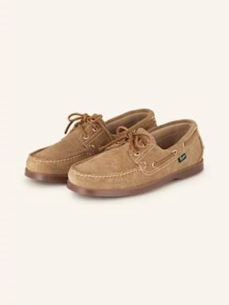 Paraboot Mokasyny Żeglarskie Barth beige beżowe