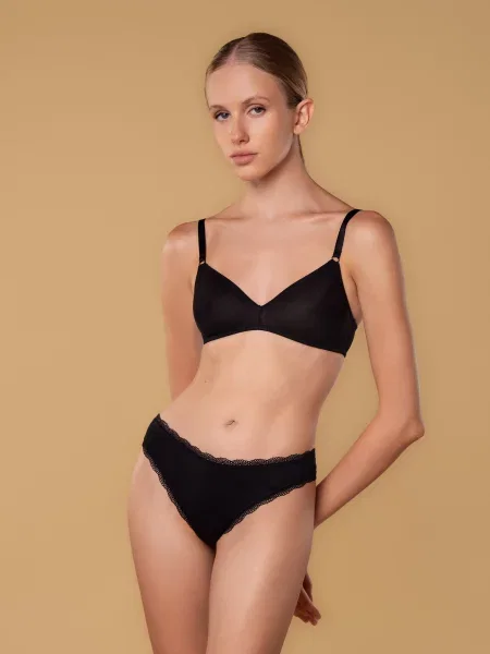 Набір трусів brabrabra Бейсіки мультиколор бавовна/еластан рожеві