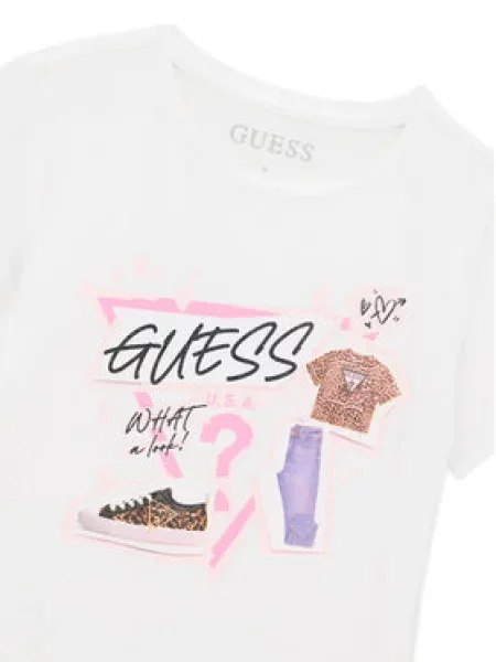 Guess Póló Regular Fit fehér