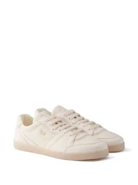 Sneakerși Prada din piele cu imagine