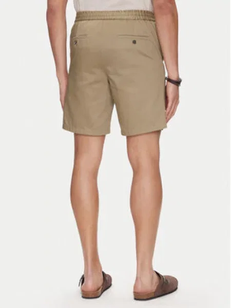 Šortky z materiálu AMI PARIS khaki