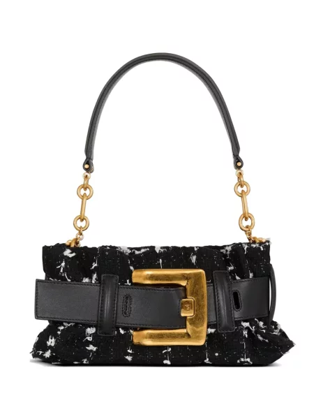 Geantă Balmain din piele negru