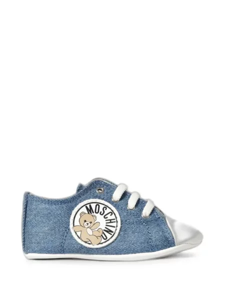 Sneakersy dziecięce Moschino niebieskie