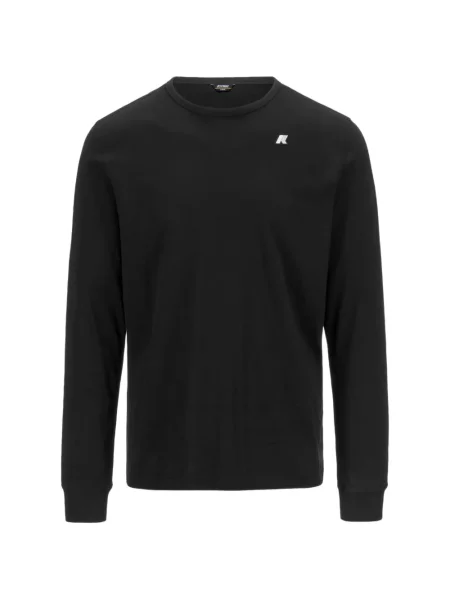 Lung tricou K-way cu autograf negru