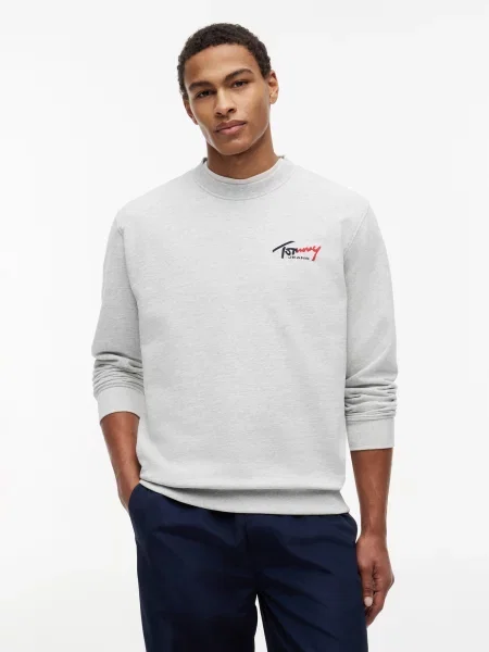 Palton Tommy Jeans gri