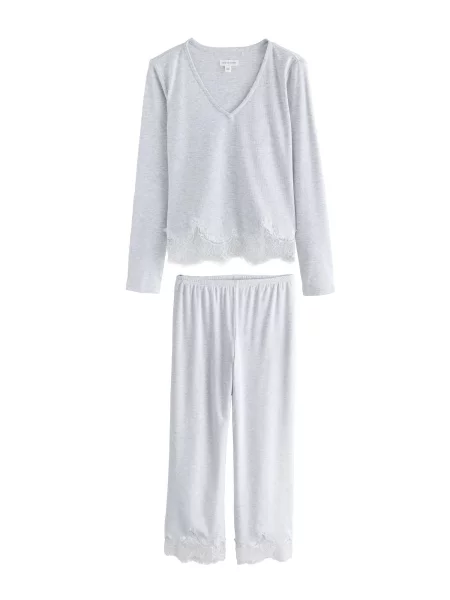 Next Pijama deschis gri