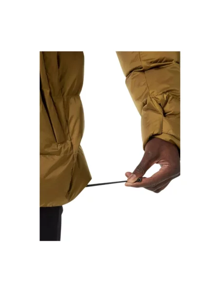 Kurtka puchowa Helly Hansen brązowa