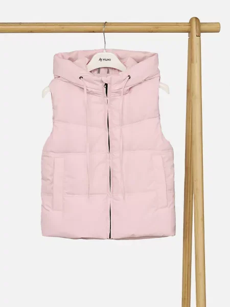 Дитячий Утеплений жилет YUKI рожевий