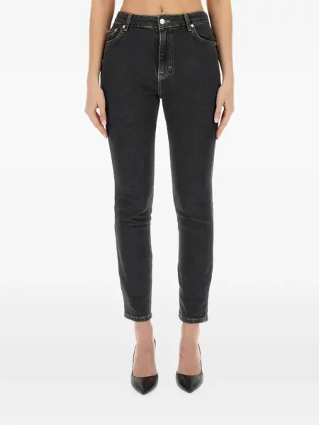 Blugi skinny Moschino Jeans skinny fit negru