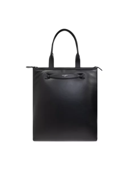 Torba Dolce And Gabbana skórzana czarna