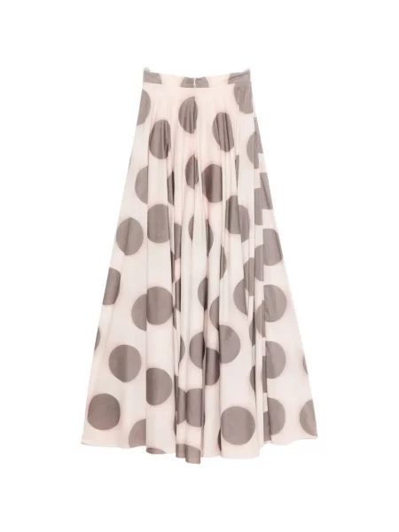 Fusta maxi Camilla cu buline roz