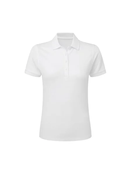 Koszulka Polo Signature Stretch Bez Metki biała
