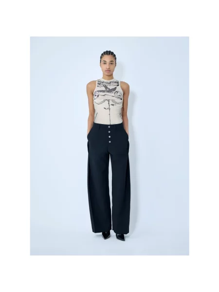 Spodnie Jean Paul Gaultier czarne