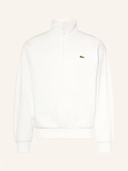 Lacoste Bluza Dresowa Typu Troyer weiss biała