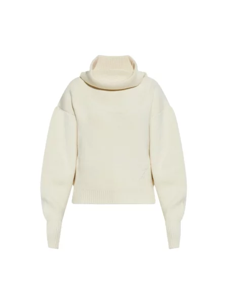 Sweter Jacquemus z kaszmiru biały