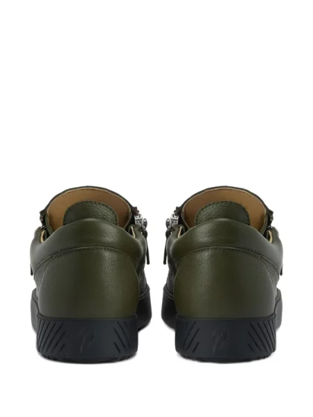 Δερμάτινα sneakers Giuseppe Zanotti Frankie πράσινο