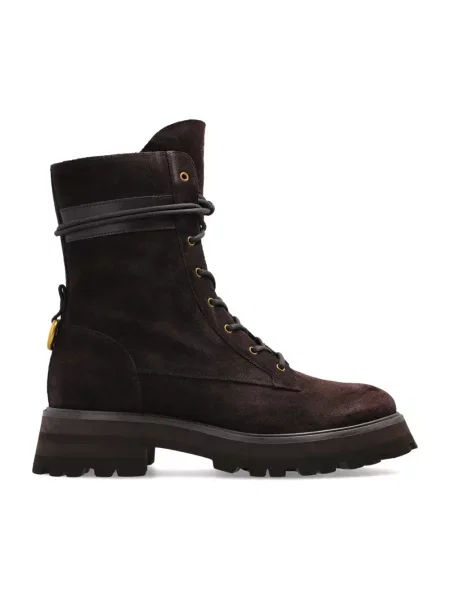 Buty do kostki Michael Kors skórzane brązowe