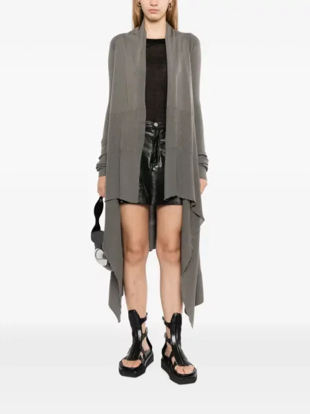 Cardigan Rick Owens asimetric gri