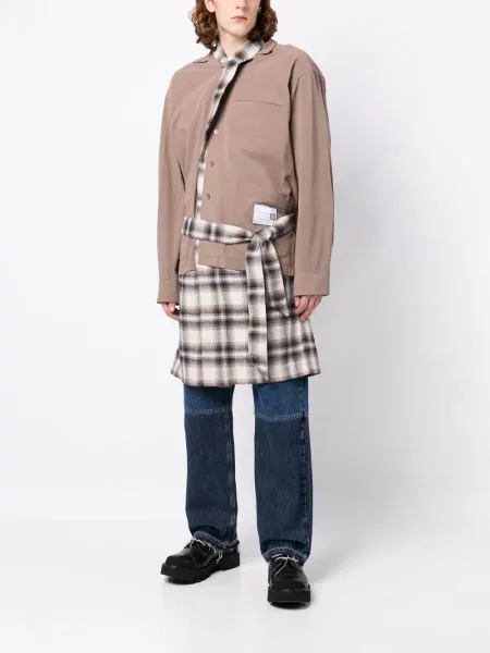Marškiniai Maison Mihara Yasuhiro ruda