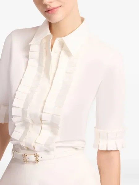 Cămașă Elie Saab plisată
