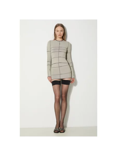 Dzianinowy top Vetements beżowy