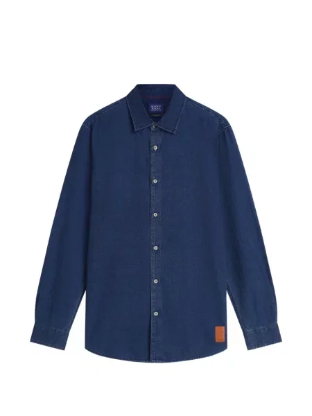 Lung cămașă Scotch & Soda albastru