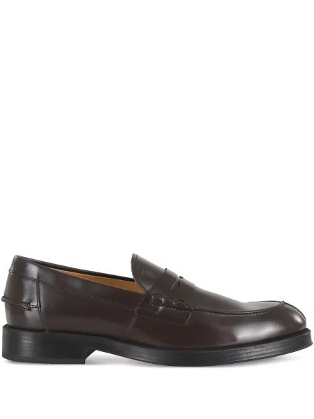 Bőr loafer Tod's barna