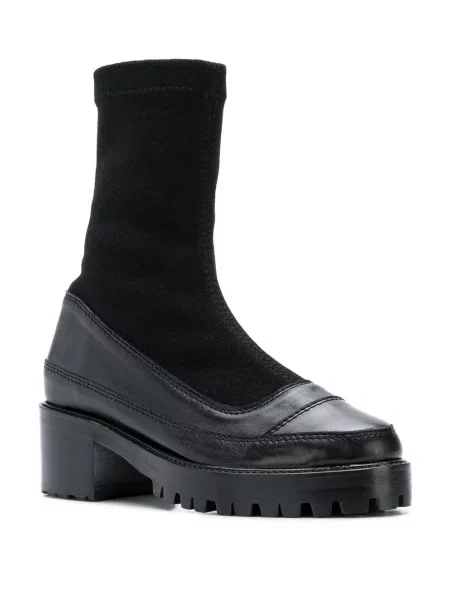 Botine Nicole Saldaña cu platformă negru