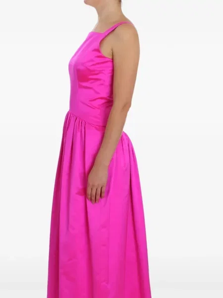 Rochie midi Dolce & Gabbana cu volane roz