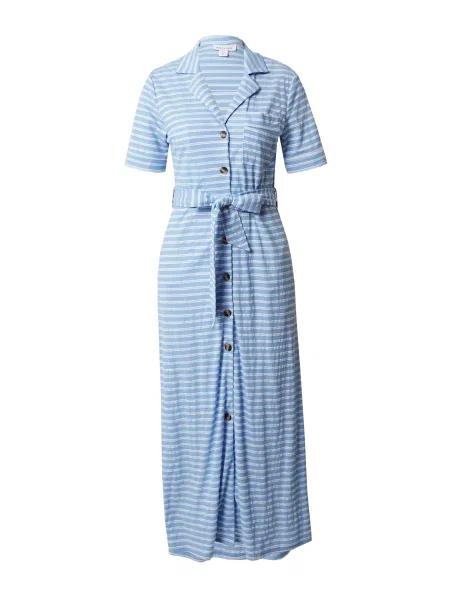 Warehouse Šaty svetlomodrá biela