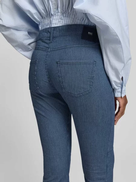 Spodnie capri w całości we wzór model Summer Clean' Mac niebieskie