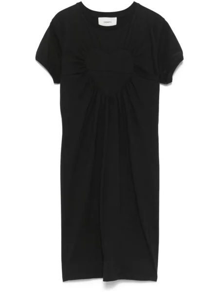 Rochie mini Coperni cu motiv cu inimi de costum negru