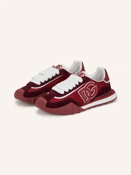 Dolce & Gabbana Sneakersy tmavě červená bílá