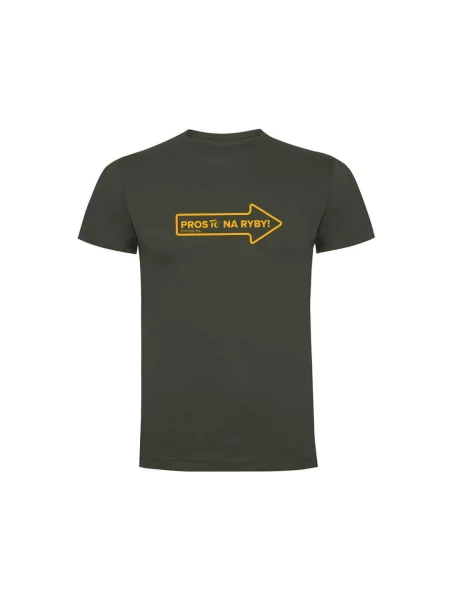 Koszulka t-shirt PROS to na ryby zielona