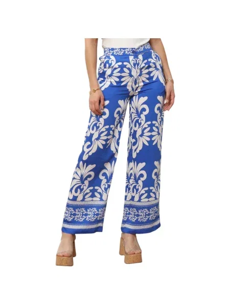 Pantaloni La Modeuse albastru