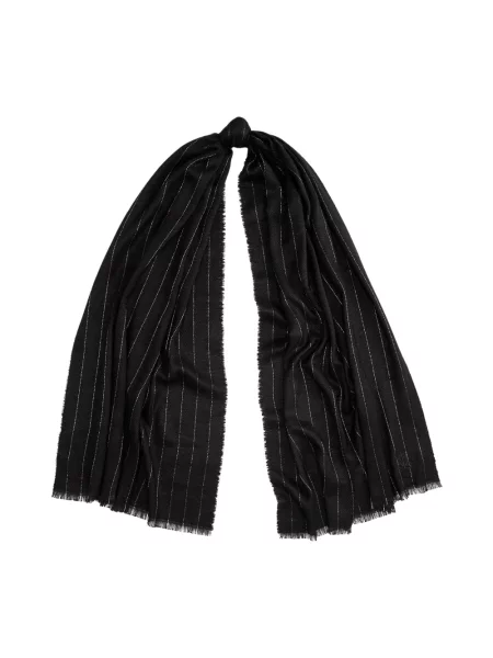 Lekki szal Ralph Lauren wełniana czarna