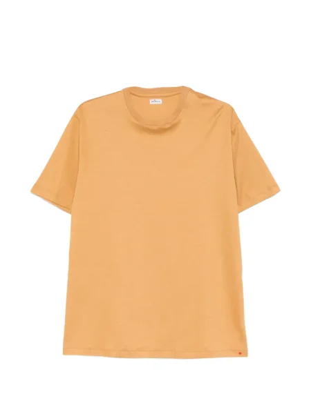 Tricou Kiton cu decolteu rotund galben