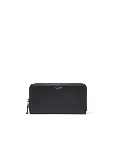 Portfel Marc Jacobs z logo czarny