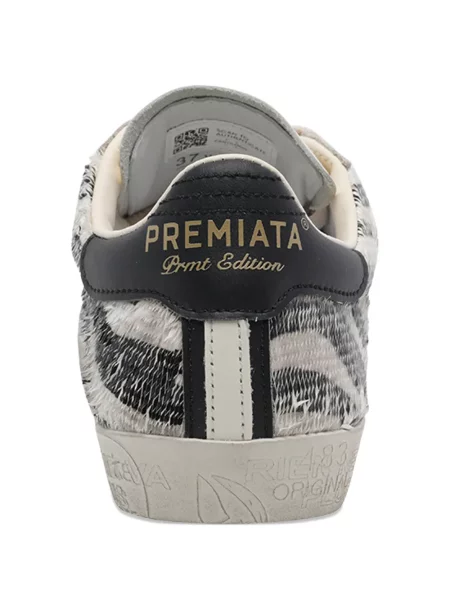 Sneakerși Premiata cu imagine cu model zebră