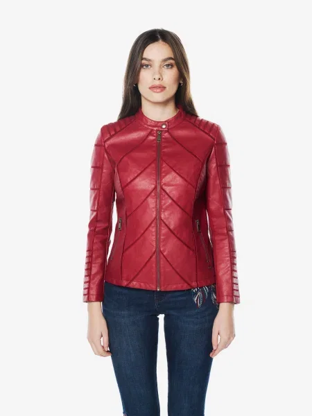 KOROSHI Geacă de primăvară-toamnă roșu