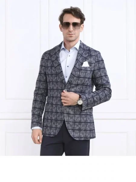 Oscar Jacobson Sacou Egel cu adaos de lână