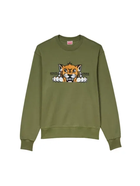 Haftowana bluza Kenzo zielona
