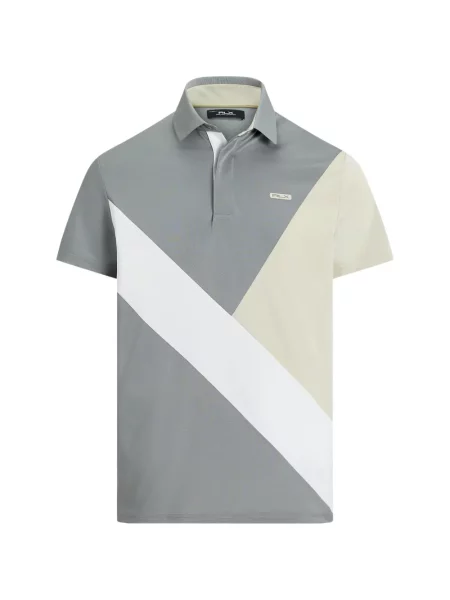 Къс поло тениска Rlx Ralph Lauren сиво