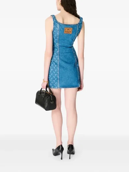 Rochie mini Marine Serre fără mâneci de costum albastru