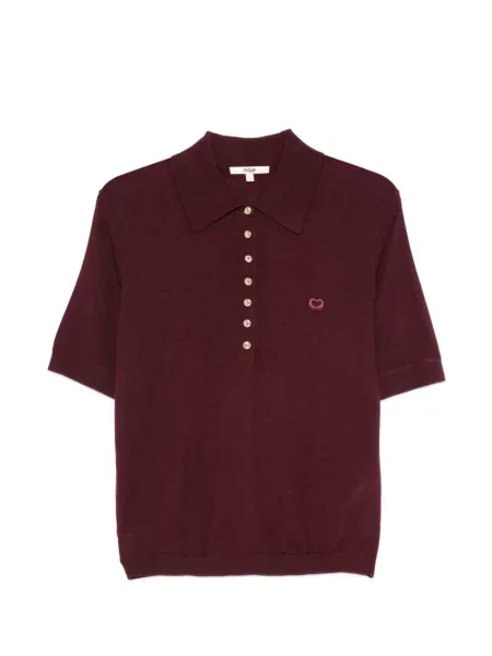Scurt top Maje violet