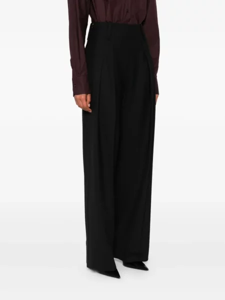 Pantaloni Victoria Beckham negru