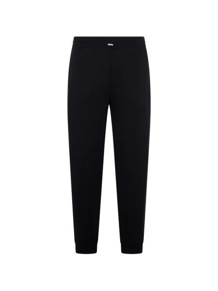 Pantaloni sport Philipp Plein cu autograf negru