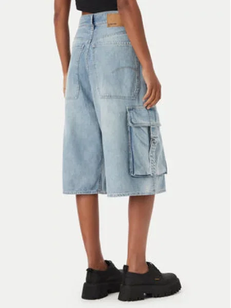 G-Star Raw Bermuda kratke hlače Patti Wide Fit modra