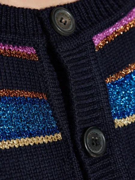 Cardigan Dsquared2 cu dungi negru